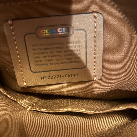 Large Coach Backpack/Pride collection - Picture 3 of 6